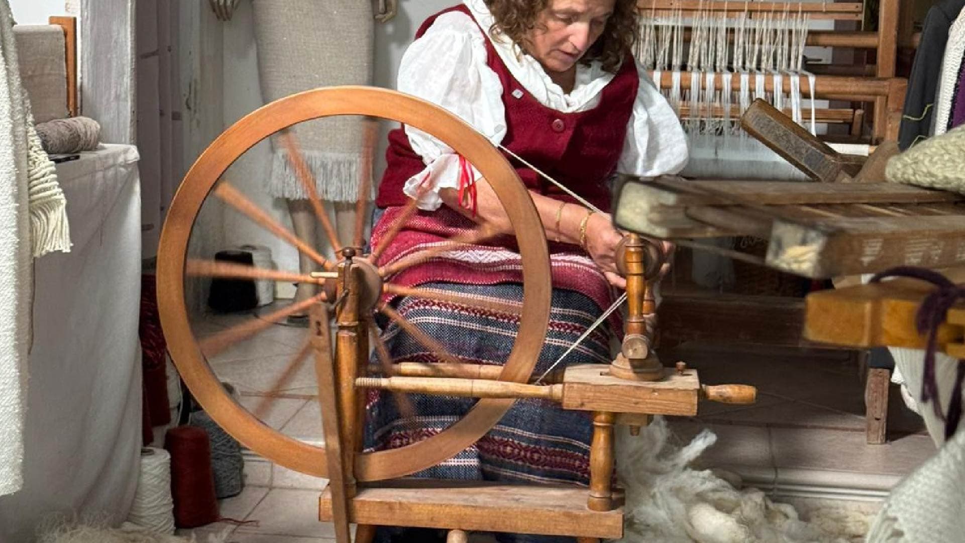 Spinning Yarn